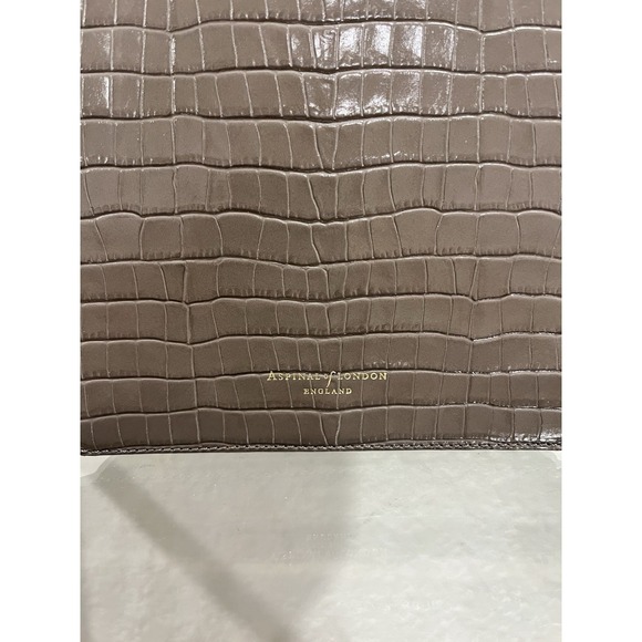 Aspinal Of London Gigi Crocodile Embossed Leather Bag - Picture 2 of 14